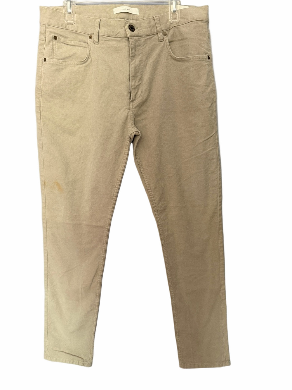 Billy Reid Moleskin Jean Men’s Size 36 Slim Fit Tan Soft Brushed Cotton Pants